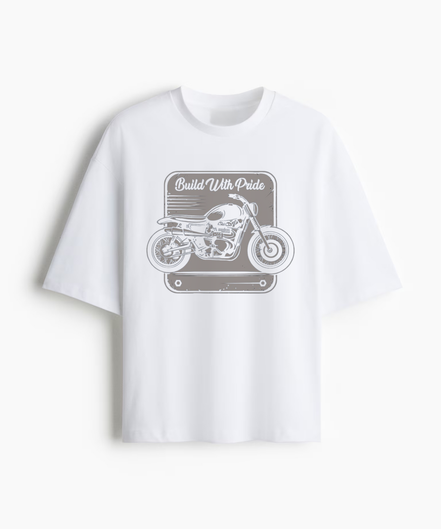 Build With Pride – Vintage Motorcycle 240 GSM Streetwear T-Shirt