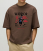 Samurai Warrior – Japanese Graphic 240 GSM Oversized Streetwear T-Shirt